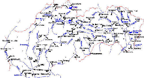 Mapka povod Slovenska